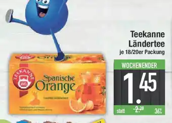 E-Center Teekanne Ländertee Angebot