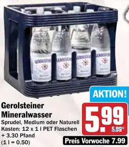 Hit Gerolsteiner Mineralwasser Angebot