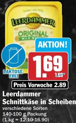 Hit Leerdammer Schnittkäse in Scheiben Angebot