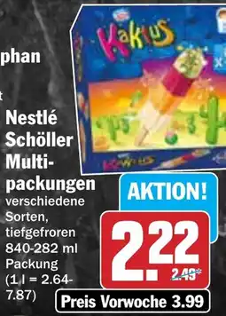 Hit Nestlé Schöller Multipackungen Angebot