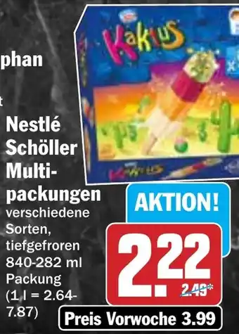Hit Nestlé Schöller Multipackungen Angebot