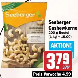Hit Seeberger Cashewkerne Angebot