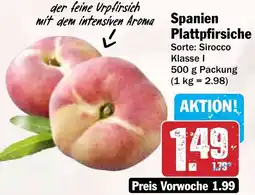Hit Spanien Plattpfirsiche Angebot