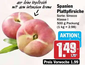 Hit Spanien Plattpfirsiche Angebot