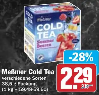 Hit Meßmer Cold Tea Angebot
