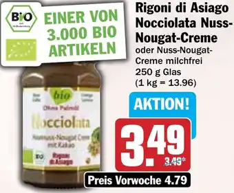 Hit Rigoni di Asiago Nocciolata Nuss Nougat-Creme Angebot