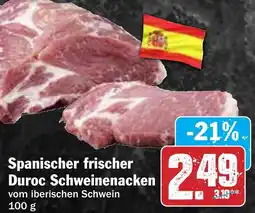 Hit Spanischer frischer Duroc Schweinenacken Angebot