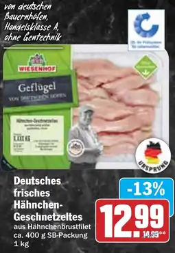 Hit Deutsches frisches Hähnchen Geschnetzeltes Angebot