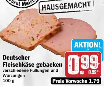 Hit Deutscher Fleischkäse gebacken Angebot