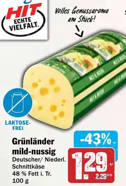 Hit Grünländer mild-nussig Angebot