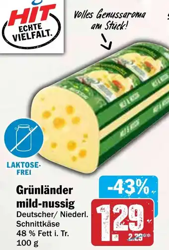 Hit Grünländer mild-nussig Angebot