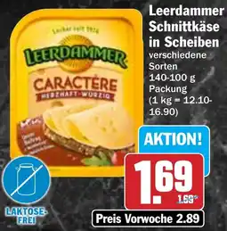 Hit Leerdammer Schnittkäse in Scheiben Angebot