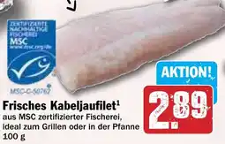 Hit Frisches Kabeljaufilet Angebot