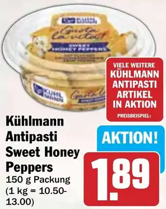 Hit Kühlmann Antipasti Sweet Honey Peppers Angebot