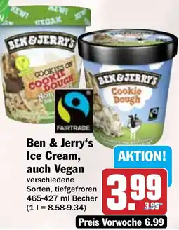 Hit Ben & Jerry's Ice Cream, auch Vegan Angebot