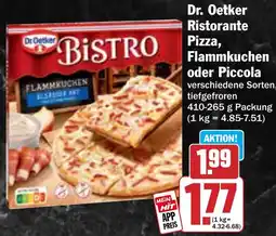 Hit Dr. Oetker Ristorante Pizza, Flammkuchen oder Piccola Angebot