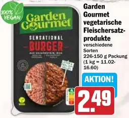 Hit Garden Gourmet vegetarische Fleischersatzprodukte Angebot