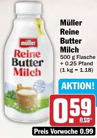 Hit Müller Reine Butter Milch Angebot