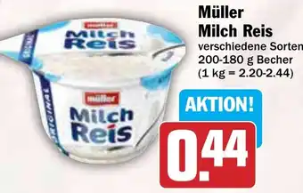 Hit Müller Milch Reis Angebot