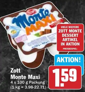 Hit Zott Monte Maxi Angebot