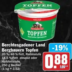 Hit Berchtesgadener Land Bergbauern Topfen Angebot