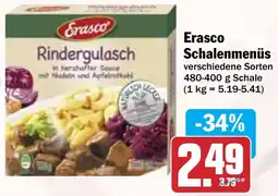 Hit Erasco Schalenmenüs Angebot