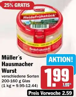 Hit Müller's Hausmacher Wurst Angebot