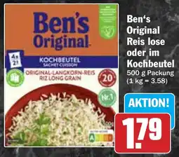 Hit Ben's Original Reis lose oder im Kochbeutel Angebot