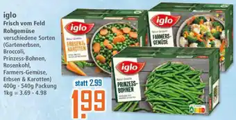 Klaas und Kock iglo Frisch vom Feld Rohgemüse Angebot