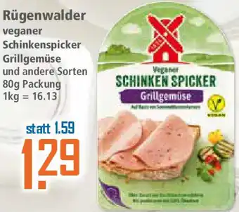 Klaas und Kock Rügenwalder veganer Schinkenspicker Grillgemüse Angebot