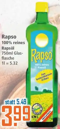Klaas und Kock Rapso 100% reines Rapsöl Angebot