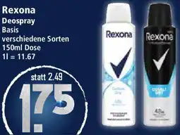 Klaas und Kock Rexona Deospray Angebot