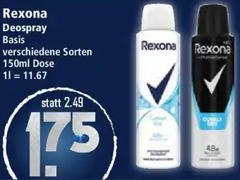 Klaas und Kock Rexona Deospray Angebot