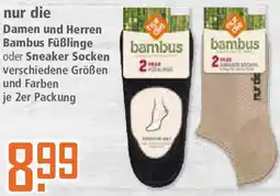 Klaas und Kock nur die Damen und Herren Bambus Füßlinge oder Sneaker Socken Angebot