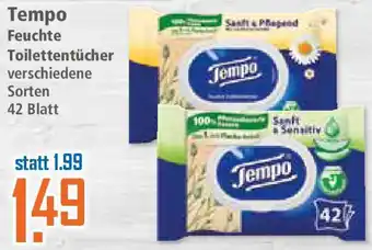 Klaas und Kock Tempo Feuchte Toilettentücher Angebot