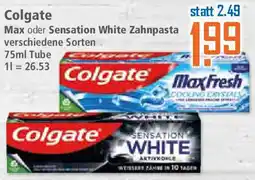 Klaas und Kock Colgate Max oder Sensation White Zahnpasta Angebot
