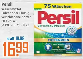 Klaas und Kock Persil Waschmittel Angebot