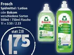 Klaas und Kock Frosch Spülmittel / Lotion oder Balsam Angebot