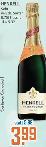 Klaas und Kock HENKELL Sekt Angebot