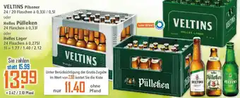 Klaas und Kock VELTINS Pilsener oder Helles Pülleken Angebot