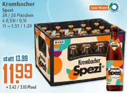 Klaas und Kock Krombacher Spezi Angebot