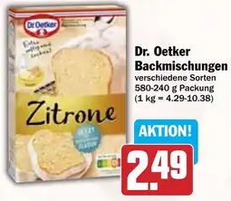 Hit Dr. Oetker Backmischungen Angebot