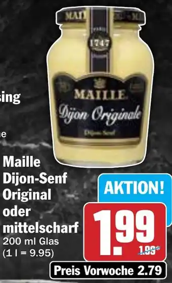 Hit Maille Dijon-Senf Original oder mittelscharf Angebot