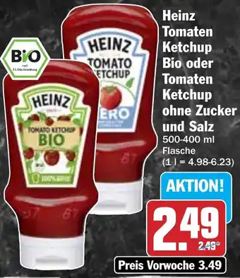 Hit Heinz Tomaten Ketchup Bio Angebot