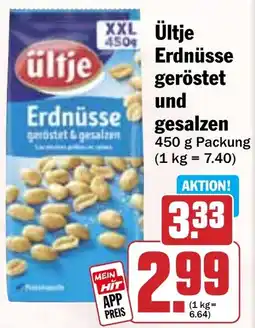 Hit Ültje Erdnüsse geröstet und gesalzen Angebot