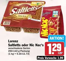 Hit Lorenz Saltletts oder Nic Nac's Angebot