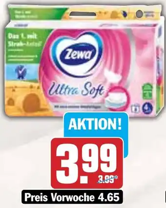 Hit Zewa Toilettenpapier Ultra Soft 4-lagig Angebot