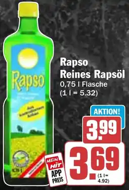 Hit Rapso Reines Rapsöl Angebot