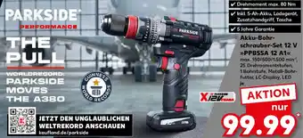 Kaufland PARKSIDE Akku-Bohrschrauber-Set 12 V ,,PPBSSA 12 A1" Angebot