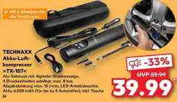 Kaufland TECHNAXX Akku-Luft- kompressor TX-157 Angebot